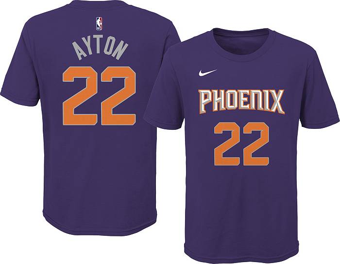 Nike Youth Devin Booker Purple Phoenix Suns Icon Name & Number T-Shirt