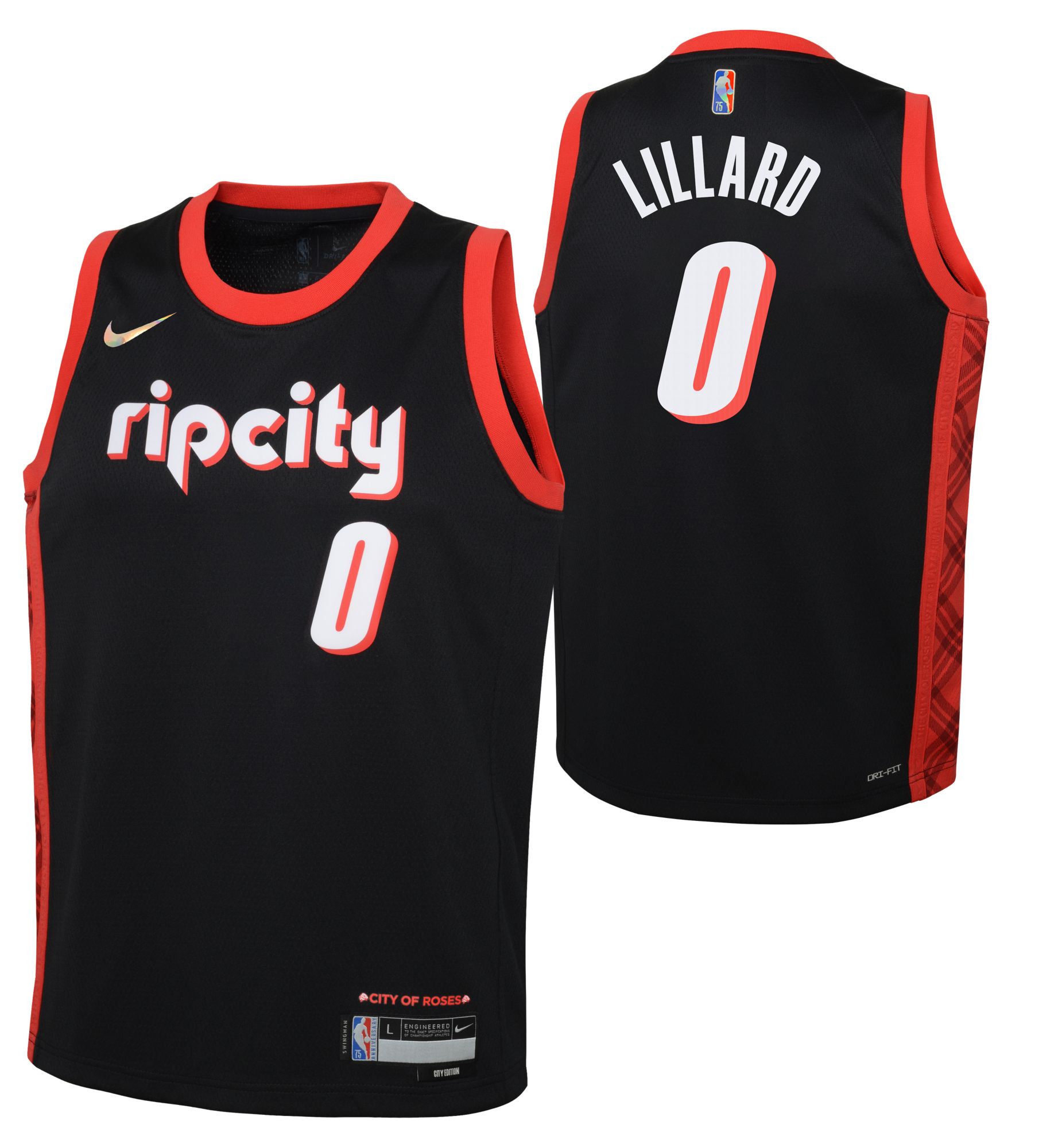 damian lillard rip city jersey