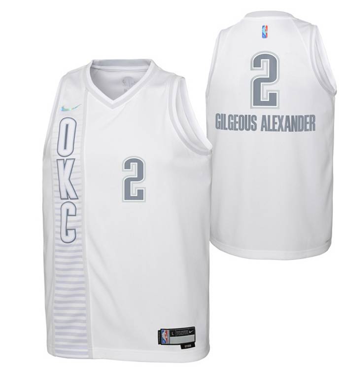 Shai Gilgeous-Alexander Oklahoma City Thunder Nike 2021/22 Swingman Jersey  - City Edition - White