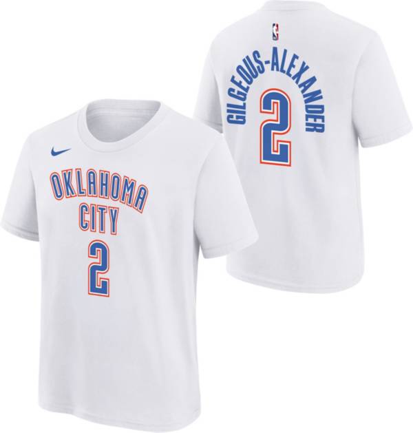 Nike Youth Oklahoma City Thunder Shai Gilgeous-Alexander #2 White T-Shirt product image