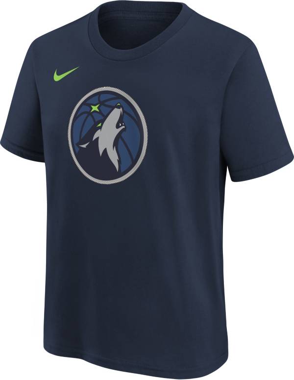 Nike Youth Minnesota Timberwolves Navy Logo T-Shirt