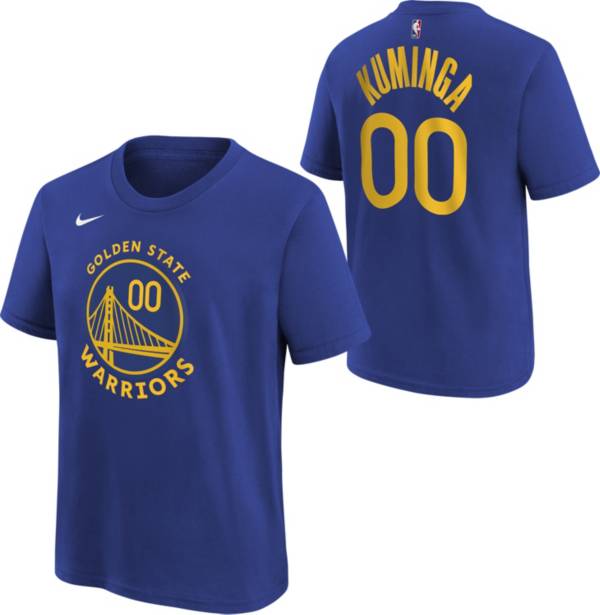 Nike Youth Golden State Warriors Jonathan Kuminga #0 Blue T-Shirt