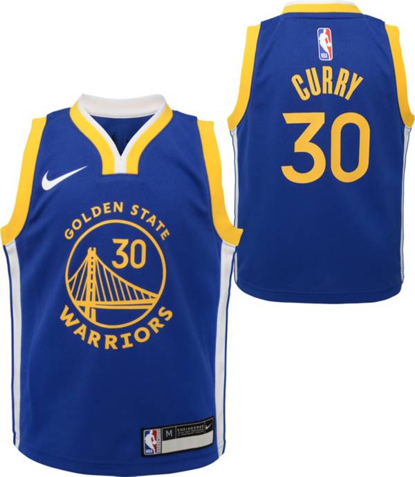 Nike Youth Golden State Warriors Stephen Curry #30 Blue Swingman Jersey