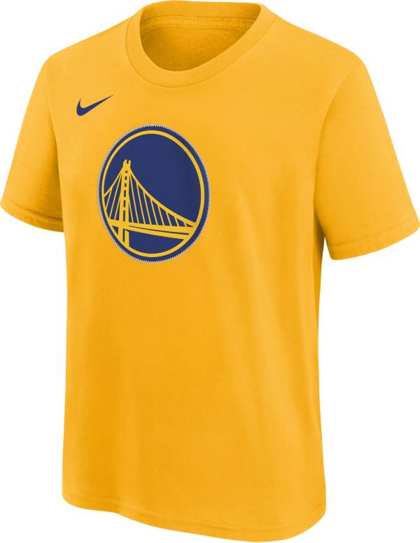 Nike Youth Golden State Warriors Yellow Logo T-Shirt