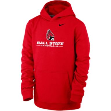 sorry, Nike Youth Ball State Cardinals Cardinal Club Fleece Pullover Hoodie is currently out of stock
