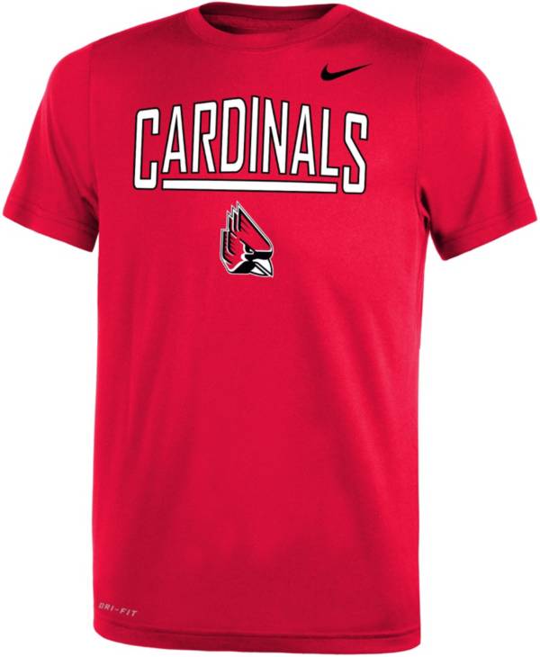 Nike Youth Ball State Cardinals Cardinal Dri-FIT Legend T-Shirt