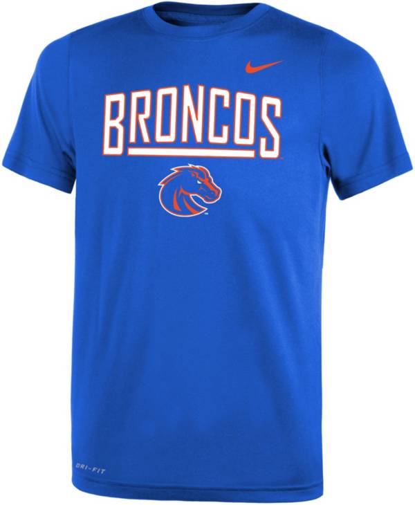 Nike Youth Boise State Broncos Blue Dri-FIT Legend T-Shirt