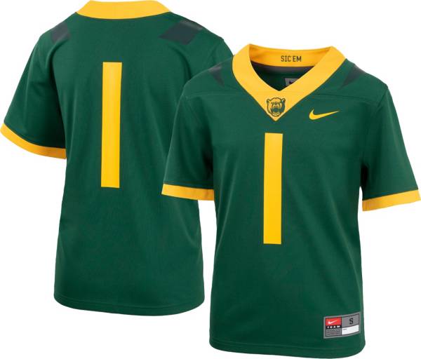 Nike Youth Baylor Bears #1 Green Untouchable Football Jersey