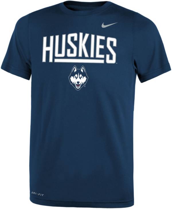 Nike Youth UConn Huskies Blue Dri-FIT Legend T-Shirt