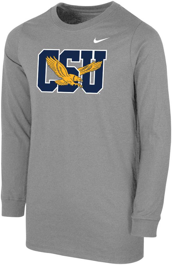 Nike Youth Coppin State Eagles Grey Core Cotton Long Sleeve T-Shirt product image