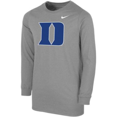 sorry, Nike Youth Duke Blue Devils Grey Core Cotton Long Sleeve T-Shirt is currently out of stock