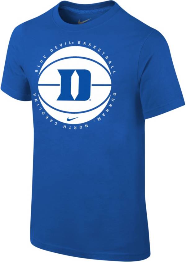Nike Youth Duke Blue Devils Duke Blue Cotton Basketball Team T-Shirt product image
