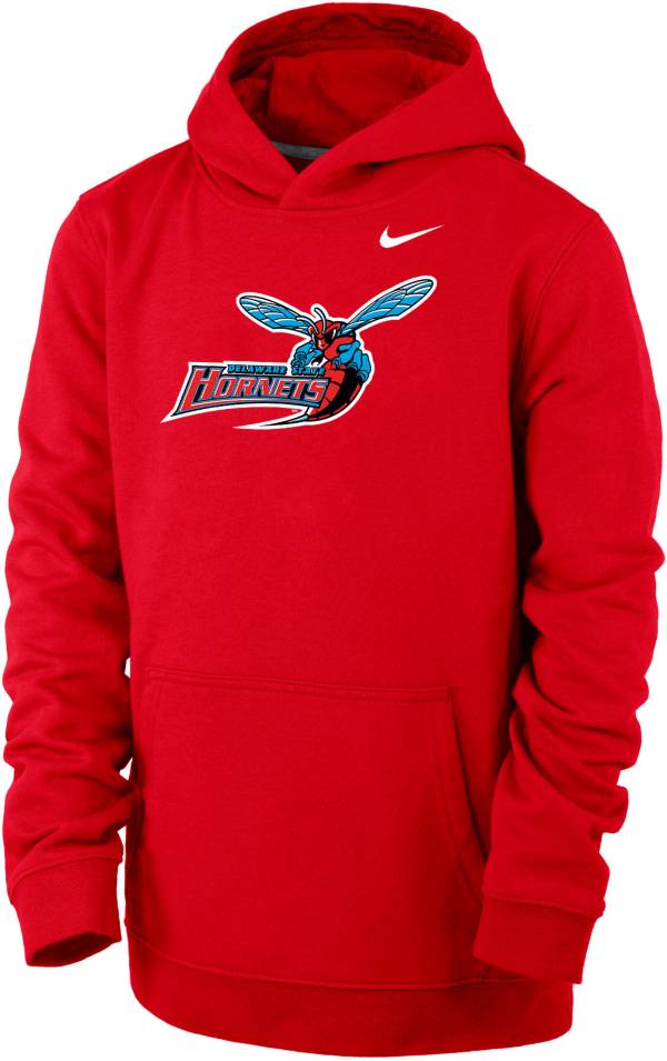 Nike Youth Delaware State Hornets Red Club Fleece Pullover Hoodie product image