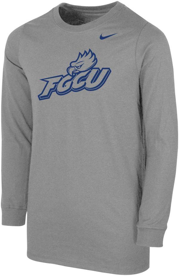 Nike Youth Florida Gulf Coast Eagles Grey Core Cotton Long Sleeve T-Shirt product image