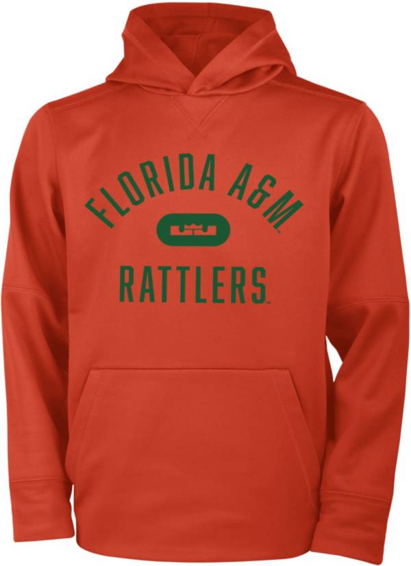 Nike x LeBron James Youth Florida A&M Rattlers Orange Basketball Therma Pullover Hoodie product image
