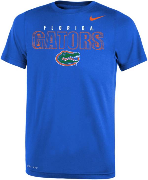 Nike Youth Florida Gators Blue Dri-FIT Legend T-Shirt