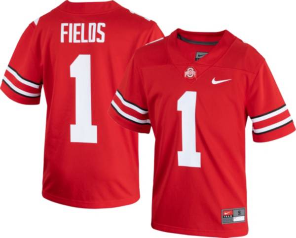 Nike Youth Ohio State Buckeyes Justin Fields #1 Scarlet Football Jersey product image