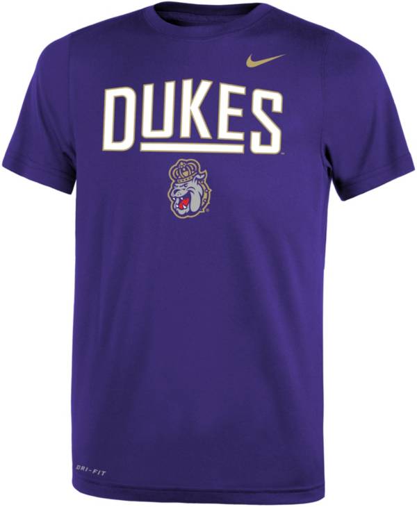 Nike Youth James Madison Dukes Purple Dri-FIT Legend T-Shirt