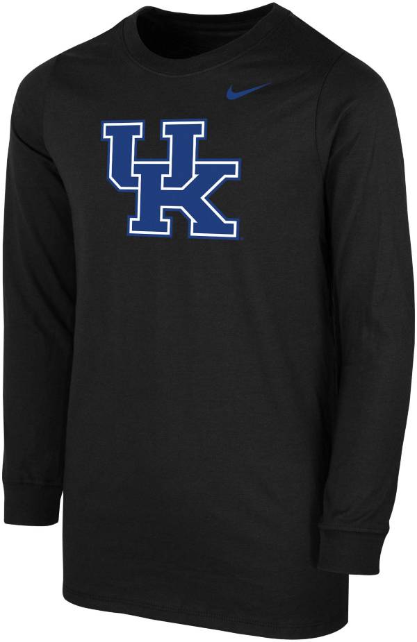 Nike Youth Kentucky Wildcats Core Cotton Long Sleeve Black T-Shirt product image