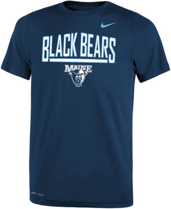 Nike Youth Maine Black Bears Navy Dri-FIT Legend T-Shirt