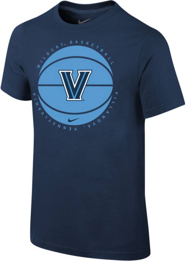 Nike Youth Villanova Wildcats Navy Cotton Basketball Team T-Shirt product image
