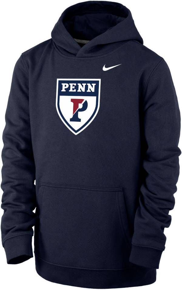 Nike Youth University of Pennsylvania Quakers Blue Club Fleece Pullover Hoodie product image