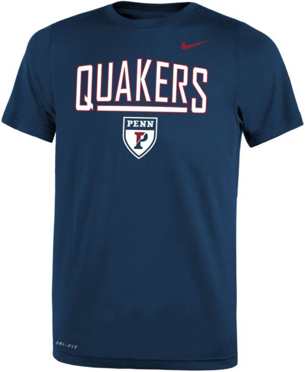 Nike Youth University of Pennsylvania Quakers Blue Dri-FIT Legend T-Shirt product image