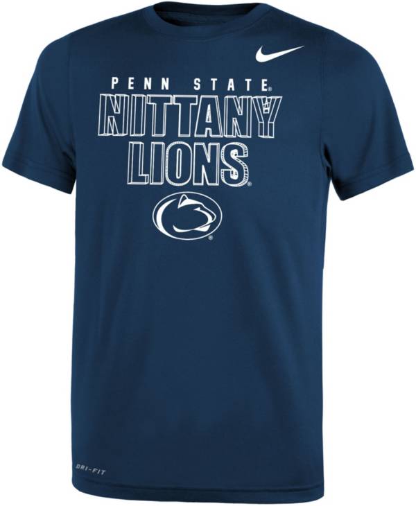 Nike Youth Penn State Nittany Lions Blue Dri-FIT Legend T-Shirt product image