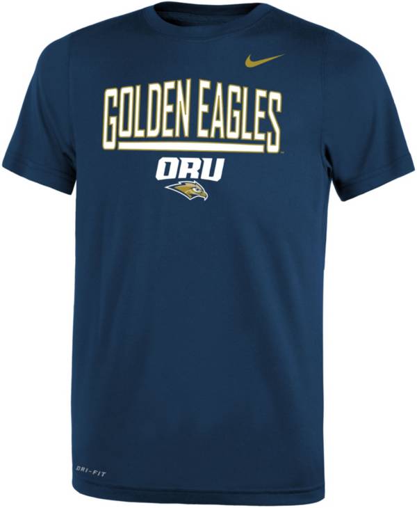 Nike Youth Oral Roberts Golden Eagles Navy Blue Dri-FIT Legend T-Shirt product image