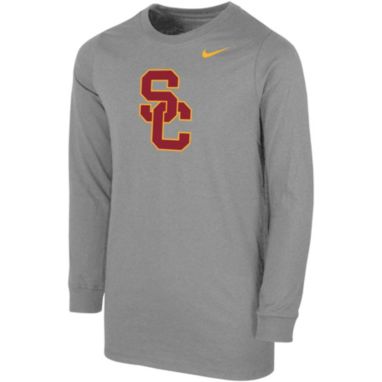 sorry, Nike Youth USC Trojans Grey Core Cotton Long Sleeve T-Shirt is currently out of stock