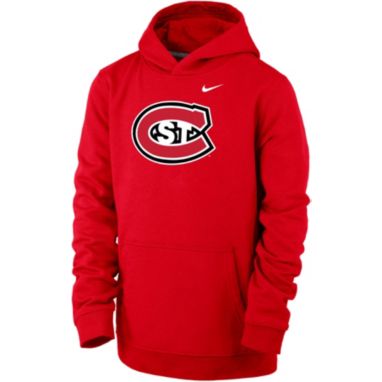 sorry, Nike Youth St. Cloud State Huskies Spirit Red Club Fleece Pullover Hoodie is currently out of stock