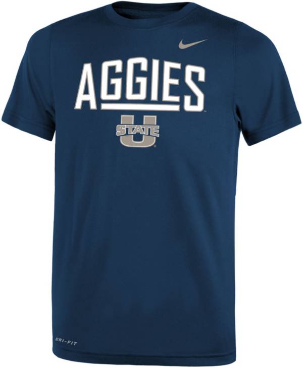 Nike Youth Utah State Aggies Blue Dri-FIT Legend T-Shirt product image
