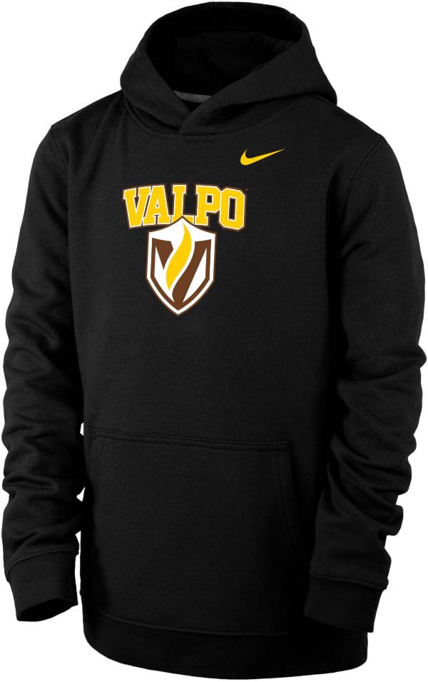 Nike Youth Valparaiso Crusaders Club Fleece Pullover Black Hoodie