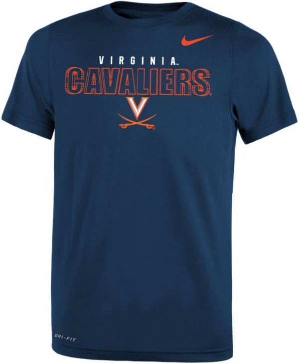 Nike Youth Virginia Cavaliers Blue Dri-FIT Legend T-Shirt