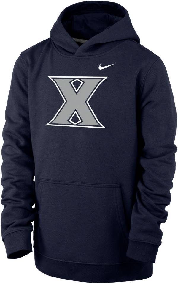 Nike Youth Xavier Musketeers Blue Club Fleece Pullover Hoodie product image