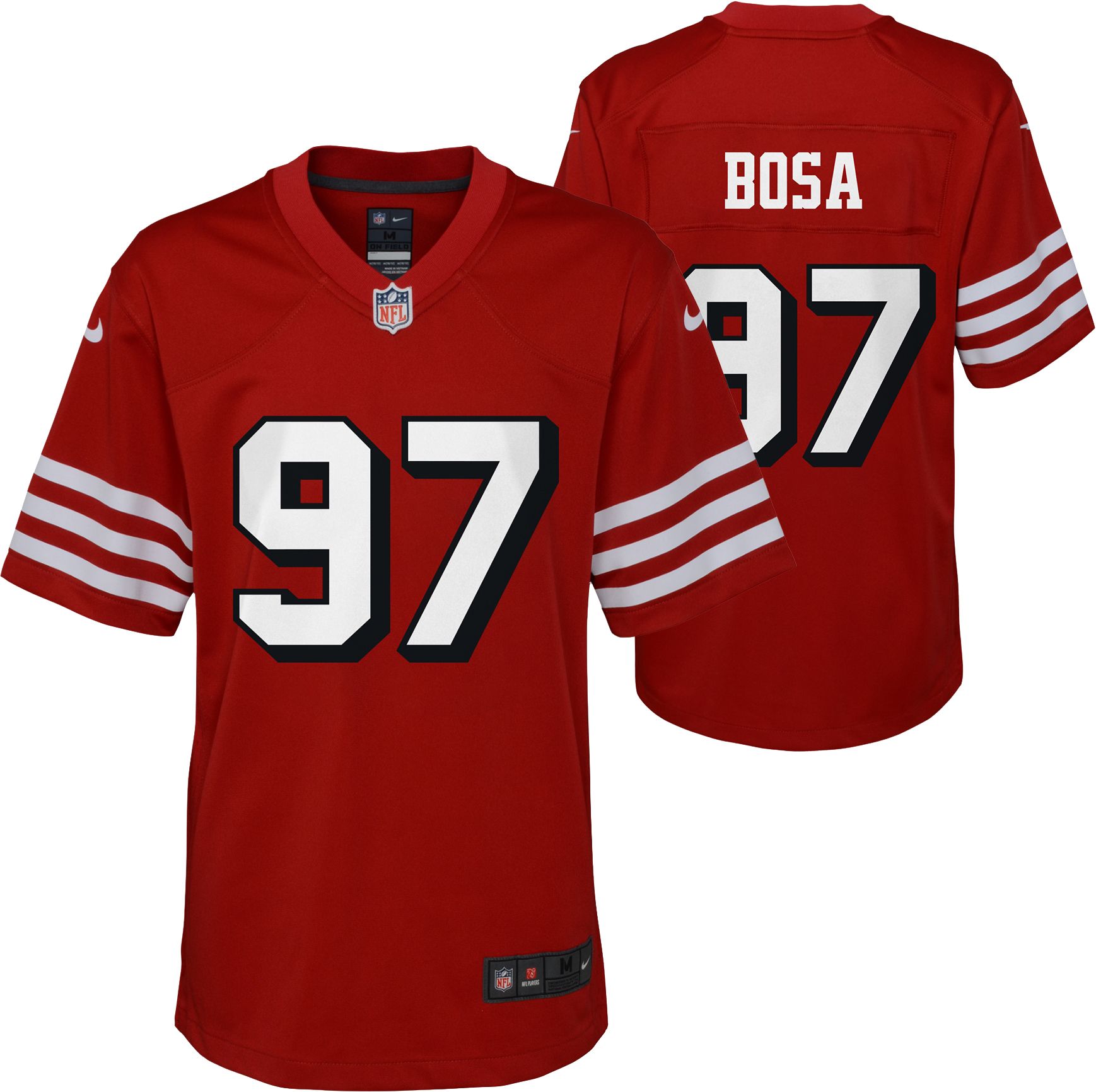 Nick Bosa San Francisco 49ers NFL Jersey Style Men's Graphic