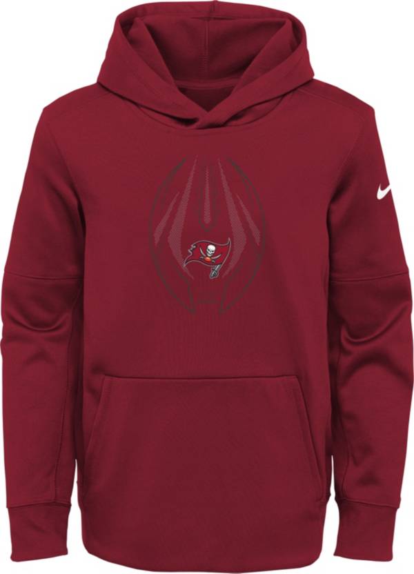 Nike Youth Tampa Bay Buccaneers Gym Red Icon Therma Pullover Hoodie