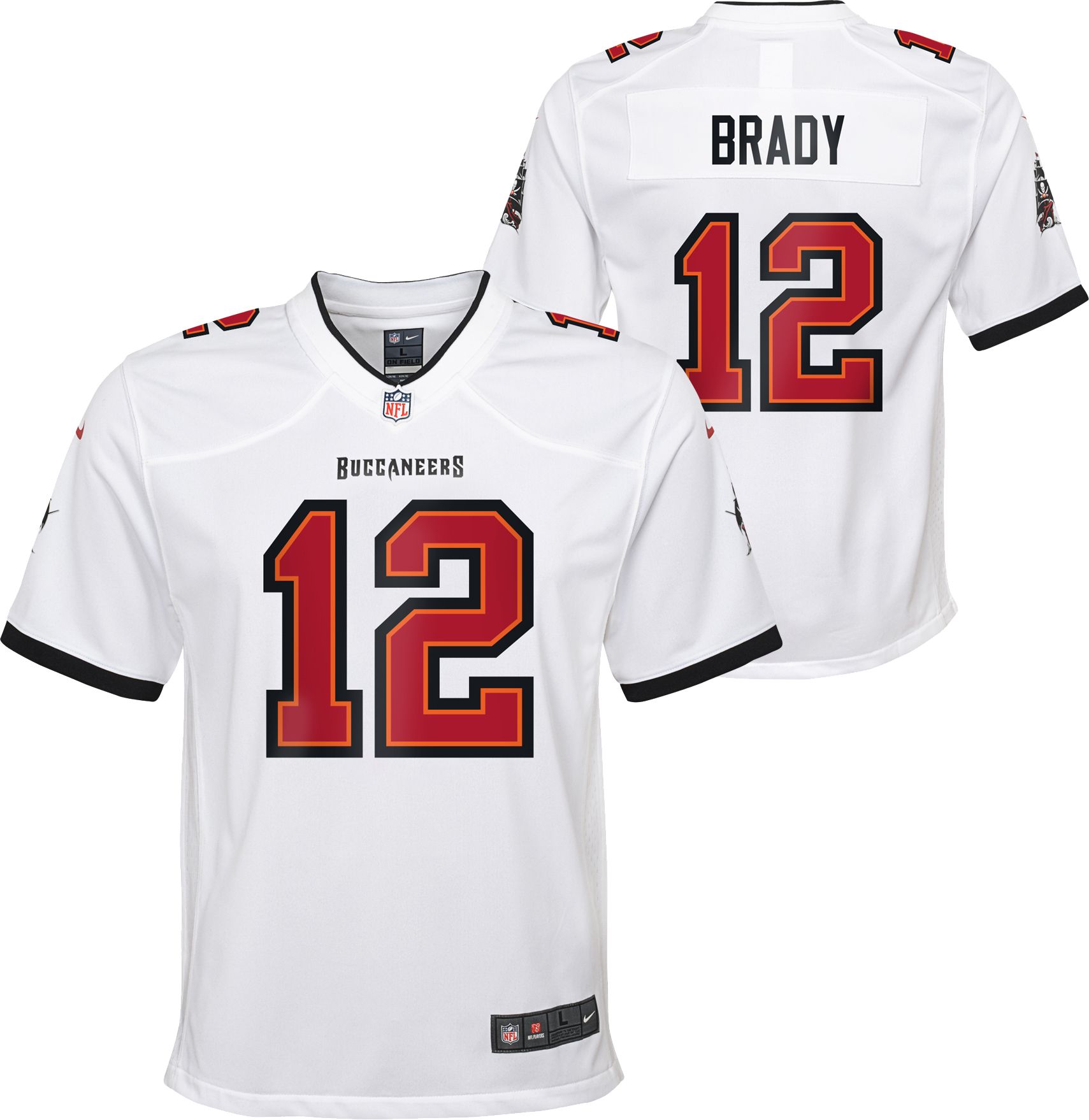 New England Patriots Jersey Away - 12 Brady Nike - SportingPlus