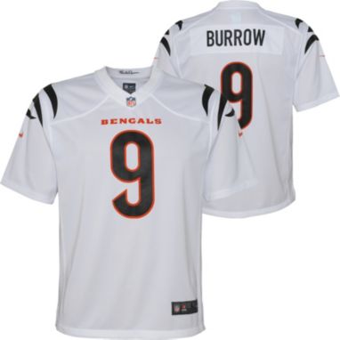 sorry, Nike Youth Cincinnati Bengals Joe Burrow #9 White Game Jersey is currently out of stock