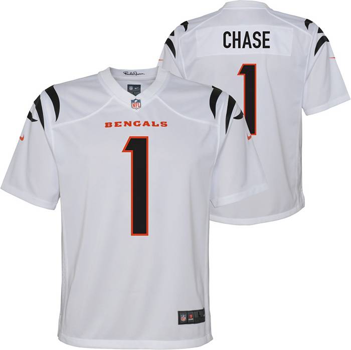 NFL Pro Line Men's Ja'Marr Chase Black Cincinnati Bengals Replica Jersey
