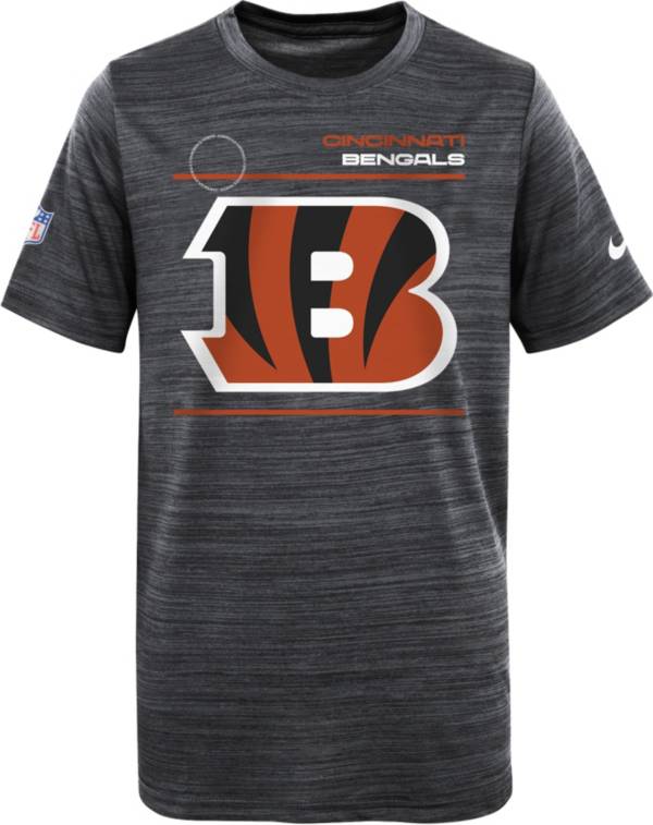 Nike Youth Cincinnati Bengals Sideline Legend Velocity Black T-Shirt