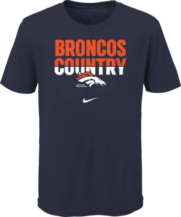Nike Youth Denver Broncos Local Split Navy T-Shirt product image