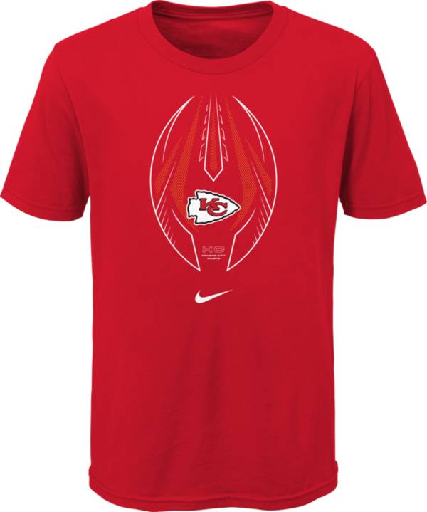 Nike Youth Kansas City Chiefs Icon Red T-Shirt