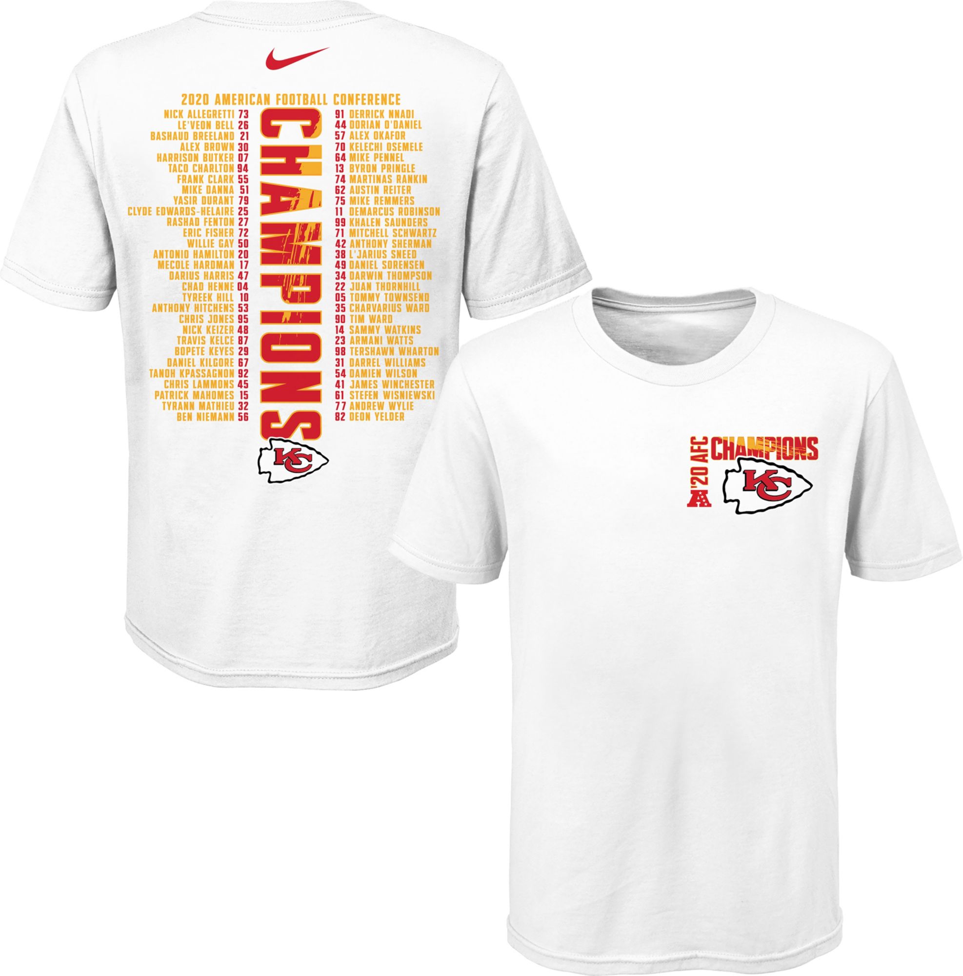 kansas city chiefs kids shirt
