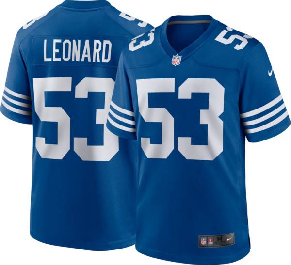 30B 28 Jonathan Taylor 53 Darius Leonard Custom Football Jersey 56