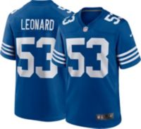 Nike Toddler Boys and Girls Darius Leonard Royal Indianapolis Colts Game  Jersey