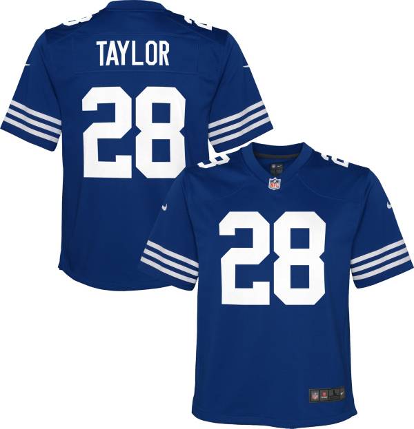 Nike Youth Indianapolis Colts Jonathan Taylor #28 Alternate Blue Game Jersey product image