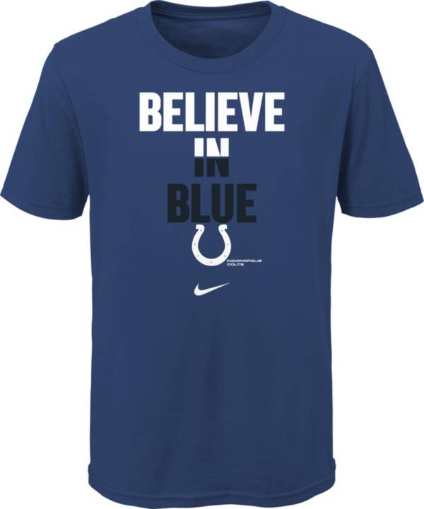 Nike Youth Indianapolis Colts Local Split Blue T-Shirt