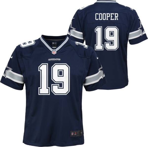 Nike Youth Dallas Cowboys Amari Cooper #19 Navy Game Jersey