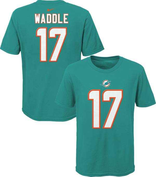 NFL Team Apparel Youth Miami Dolphins Tyreek Hill #10 Drip T-Shirt